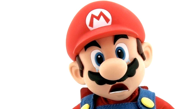 L'image du jour : choqué et déçu, Mario a vu quelque chose qu'il n'aurait jamais dû voir