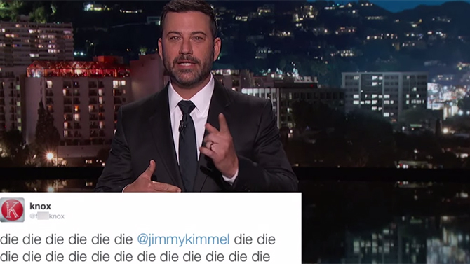 Jimmy Kimmel menacé de mort pour une vidéo se moquant de YouTube Gaming