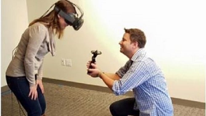 HTC Vive : Une demande en mariage en réalité virtuelle