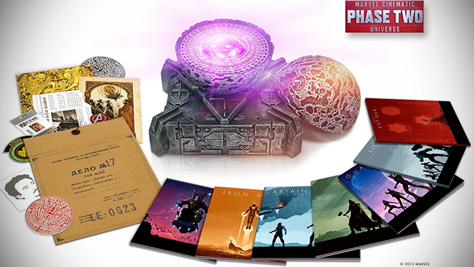 Marvel Cinematic Universe : Le coffret Blu-Ray de la Phase 2 illustré