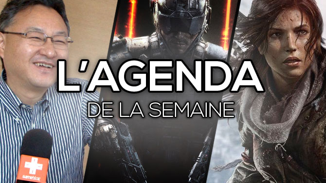 L'Agenda de la semaine : CoD Black Ops 3, Rise of the Tomb Raider, Yoshida, Ono...