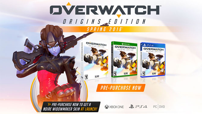 Overwatch Origins Edition sortira au printemps 2016 sur PS4, Xbox One et PC