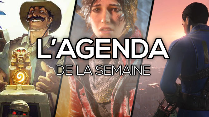L'Agenda de la semaine : Fallout 4, Rise of the Tomb Raider, Hearthstone...