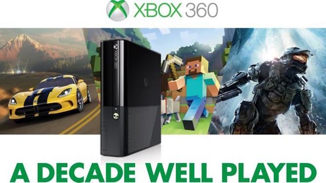 Microsoft fête les 10 ans de la Xbox 360 avec une belle infographie