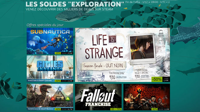 Steam : Les soldes d'automne sont là, et il y a de quoi se faire plaisir