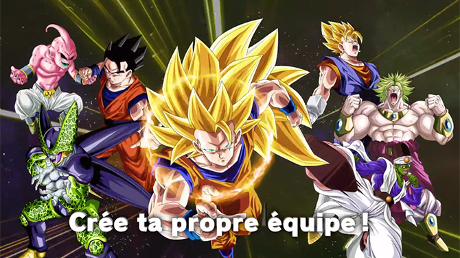 Dragon Ball Z Dokkan Battle se présente à l'aide d'une vidéo