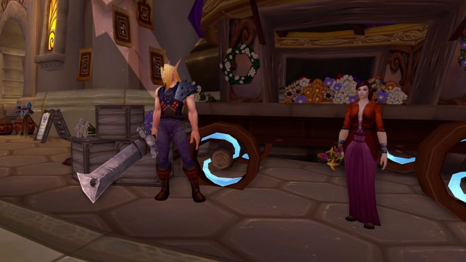 Cloud et Aerith (Final Fantasy VII) seront bientôt dans World of Warcraft