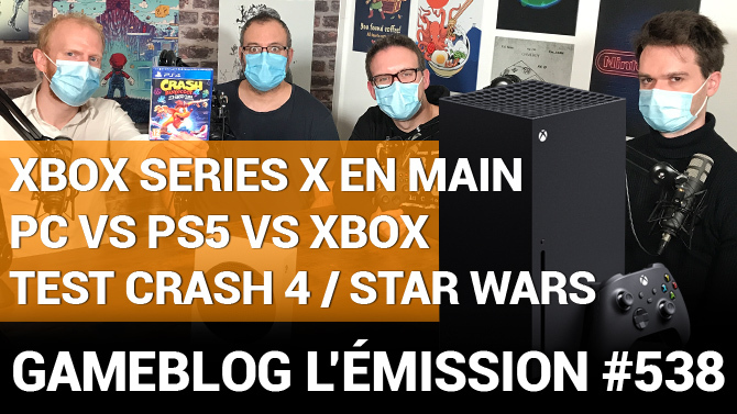 PODCAST 538 : Prise en main de la Xbox Series X, Star Wars Squadrons et Crash 4 font leur rentrée