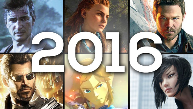 Notre calendrier des jeux vidéo de 2016