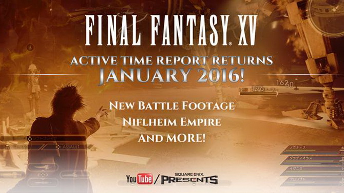 Final fantasy XV : Le prochain Active Time Report en janvier 2016