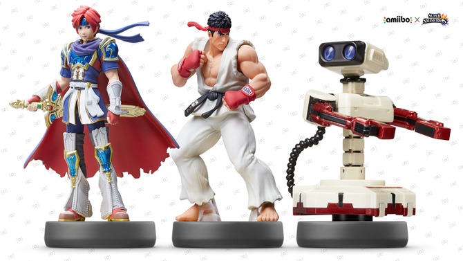 Amiibo : Lucas (Mother), Ryu ( Street Fighter), R.O.B. et Roy (Fire Emblem) débarquent