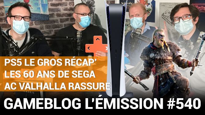 PODCAST 540 : PS5, jeux des 60 ans de Sega et Assassin's Creed Valhalla nous amusent