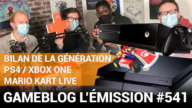 PODCAST 541 : Retour sur la génération PS4/Xbox One et avis sur Mario Kart Live Home Circuit