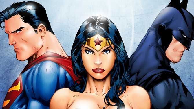 Batman, Superman, Wonder Woman version troisième âge, ça donne ça