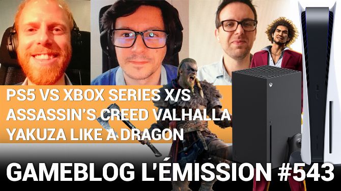 PODCAST 543 : PS5 vs Xbox Series X|S, AC Valhalla et Yakuza frétillent