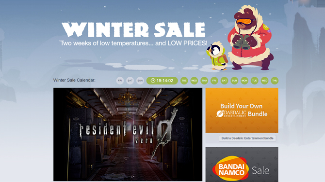 Humble Store : Les soldes d'hiver sont lancées