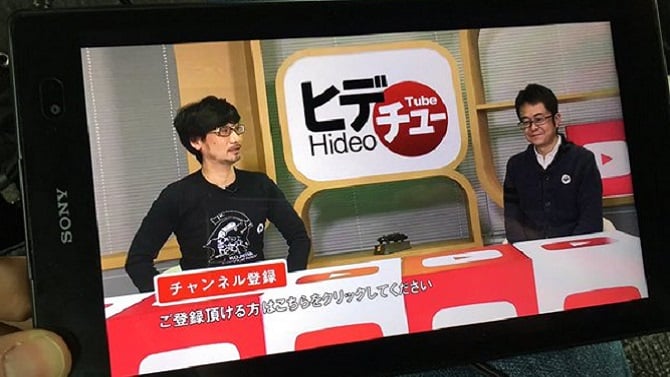 Hideo Kojima : Après le Kojima Station... voici le HideoTube
