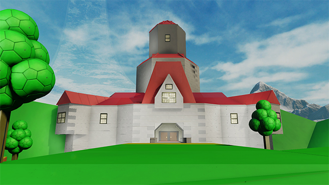 Le château de Super Mario 64 recréé dans Halo 5, les impressionnantes photos