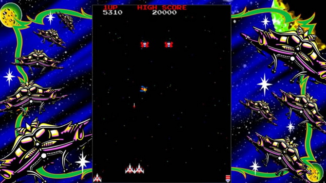 Galaga rétrocompatible sur Xbox One