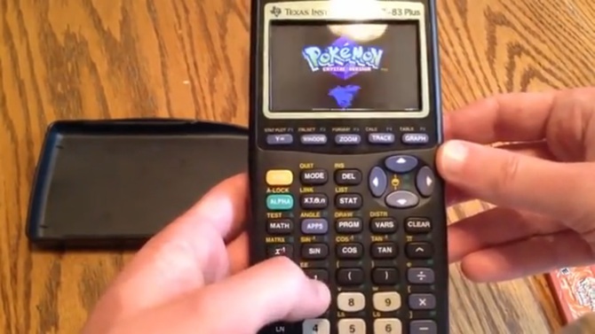 Jouez à Pokémon sur une calculatrice Ti-83, c'est possible mais à une certaine condition