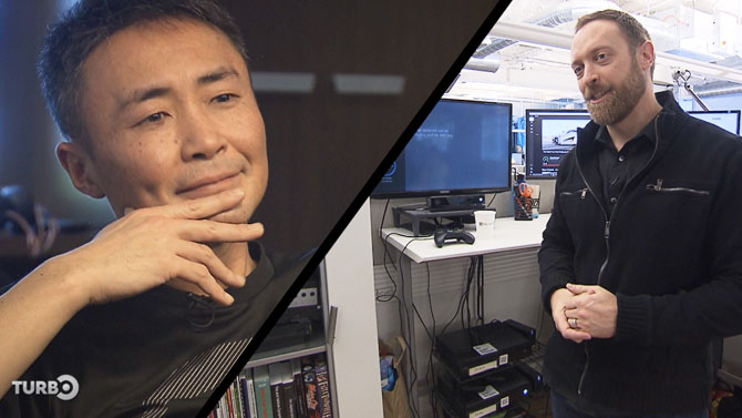 Kazunori Yamauchi (Gran Turismo) et Dan Greenawalt (Forza) se racontent ce Dimanche dans Turbo