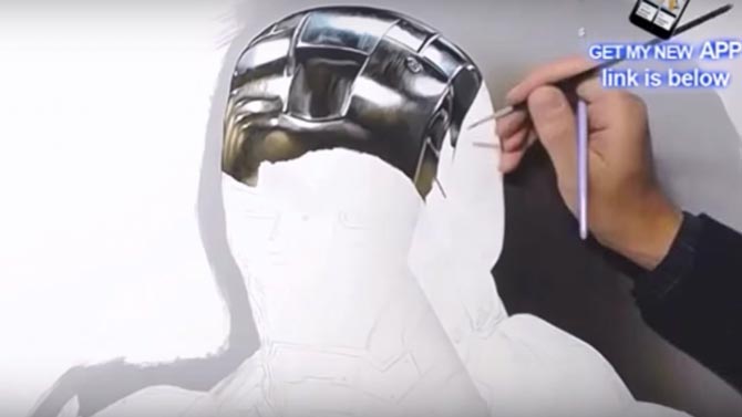 L'image du jour : Une peinture Iron Man époustouflante