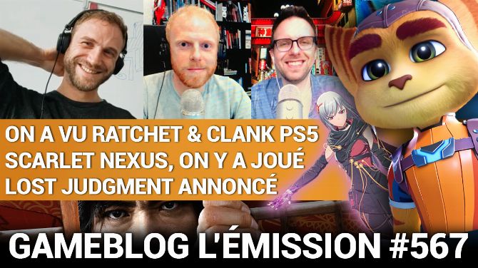 PODCAST 567 : Ratchet & Clank, Scarlet Nexus et Lost Judgment nous déconfinent
