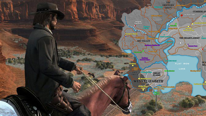 Red Dead Redemption 2 : Un montage qui valide la carte fuitée ?