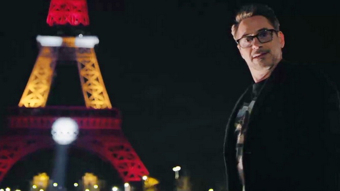 Captain America Civil War : Iron Man joue avec la Tour Eiffel en vidéo