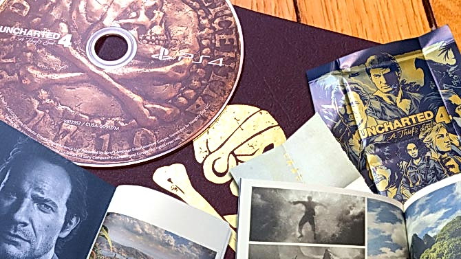 Uncharted 4 est arrivé chez Gameblog ! Notre unboxing vidéo Sic Parvis Magna