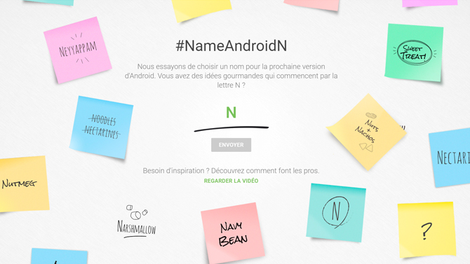 Choisissez le nom d'Android N, la prochaine version de l'OS mobile de Google