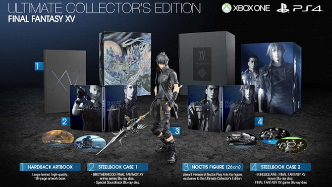 Final Fantasy XV : 10.000 exemplaires de plus pour la (très chère) collector Ultimate