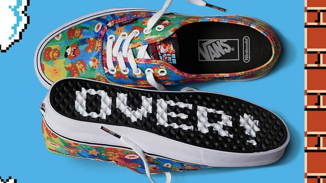 Vans X Nintendo : La collection qui met Mario à vos pieds