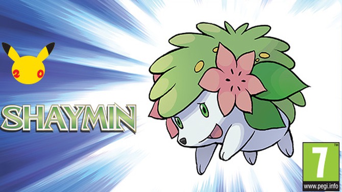 Le Pokémon fabuleux Shaymin offert ce mois-ci