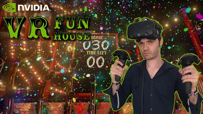 On a essayé le Nvidia VR Fun House, le benchmark qui en dit long sur l'avenir de la VR