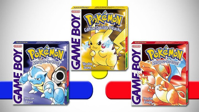 Pokémon Jaune, Bleu et Rouge en promotion ce jeudi sur l'eShop