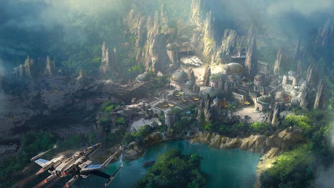 Star Wars Land : nouvelles images alléchantes du parc à thème Disney