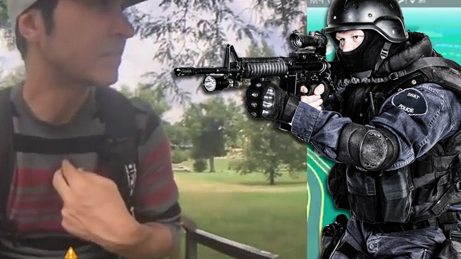 Pokémon GO : Swatting d'un joueur dans un parc, la vidéo