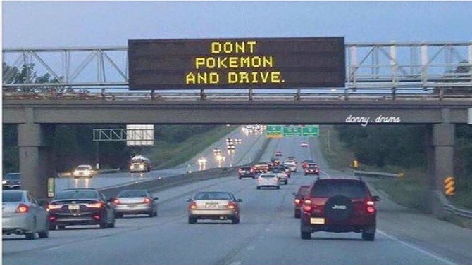 3,4 millions de français jouent à Pokémon Go au volant !