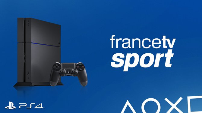 L'application FranceTV Sport est disponible sur PS4 et PS3