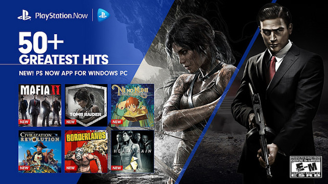 PlayStation Now : 6 nouveaux jeux disponibles