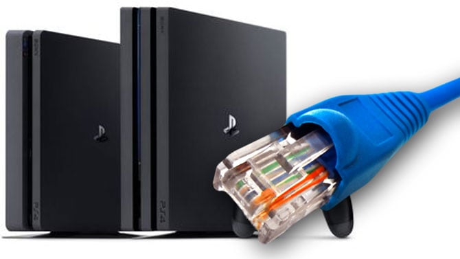 PS4 Pro : Le port Ethernet pour transférer ses données