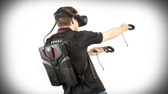 TGS : MSI VR One, un sac à dos pour la réalité virtuelle