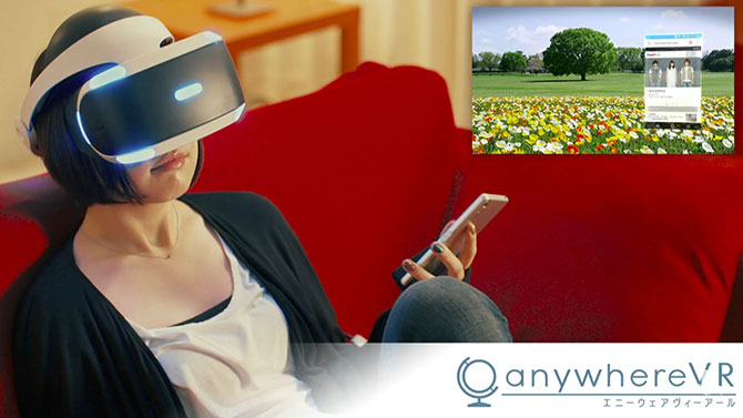 TGS : Anywhere VR, relaxez-vous sur PlayStation VR avec votre smartphone