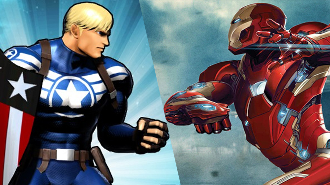 Captain America Civil War avec les sons de Marvel vs Capcom, ça donne ça