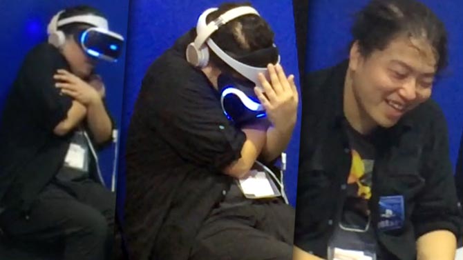 TGS 2016 : Un japonais essaye le PlayStation VR et il est terrifié ! Notre vidéo