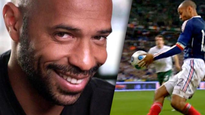 L'image du jour : Thierry Henry assume enfin sa main 7 ans après