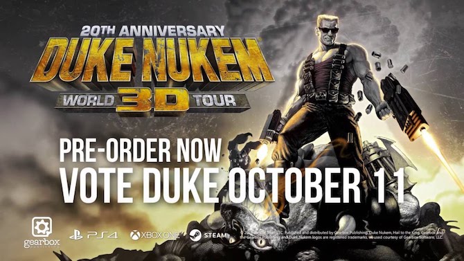 Duke Nukem : 20th Anniversary World Tour s'offre une vidéo de lancement