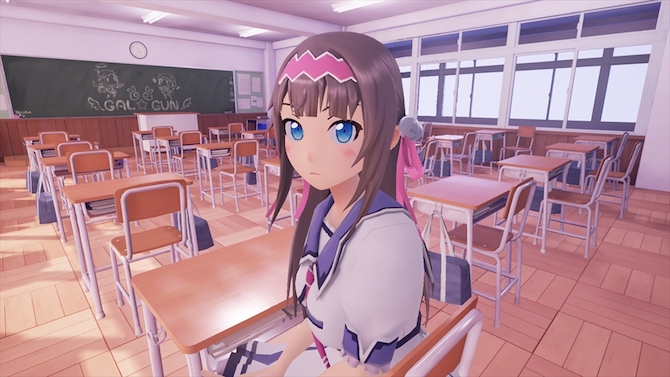 Gal*Gun : La version VR s'offre quelques images