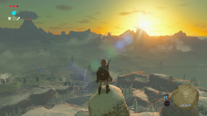 Zelda Breath of the Wild : Link nage et chasse en nouvelles images